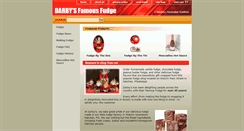 Desktop Screenshot of darbysfudge.com